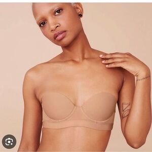 Pepper Strapless Tan Bra